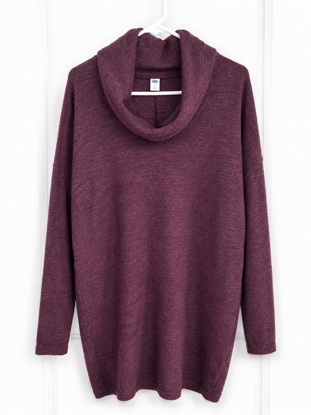 Old Navy Plum Cowl Neck Pullover Sweater